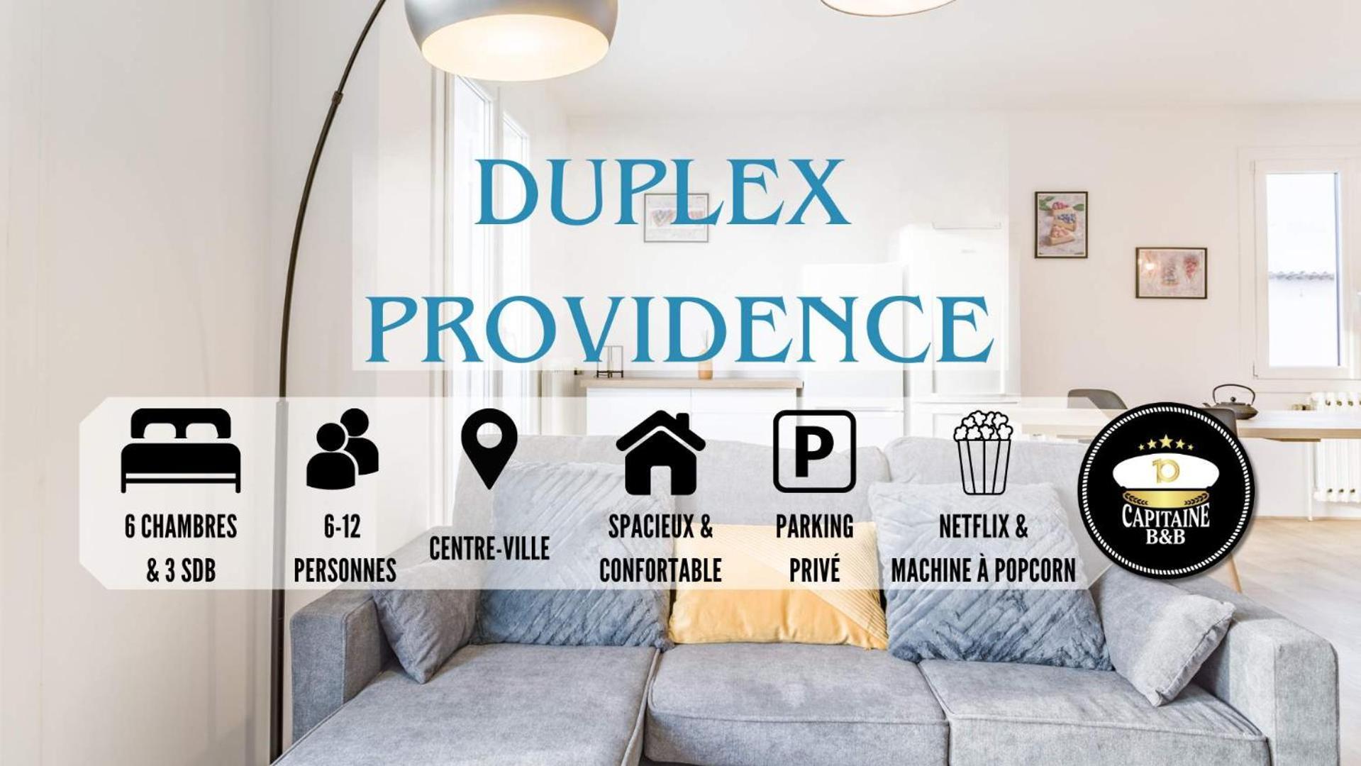 Duplex Providence - Ideal Groupe - Confort - Parking Prive Троа Екстериор снимка